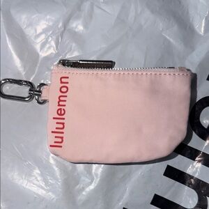 Lululemon Dual Wristlet Pink Pouch